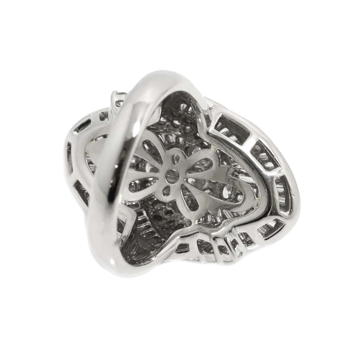 Diamond 3.01ct Ring Pt Platinum size7.25(US)
