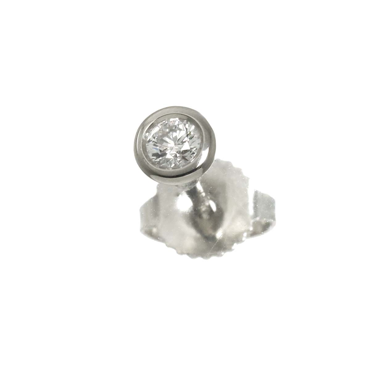 By The Yard Diamond Earring Pierced Pt One Piece only