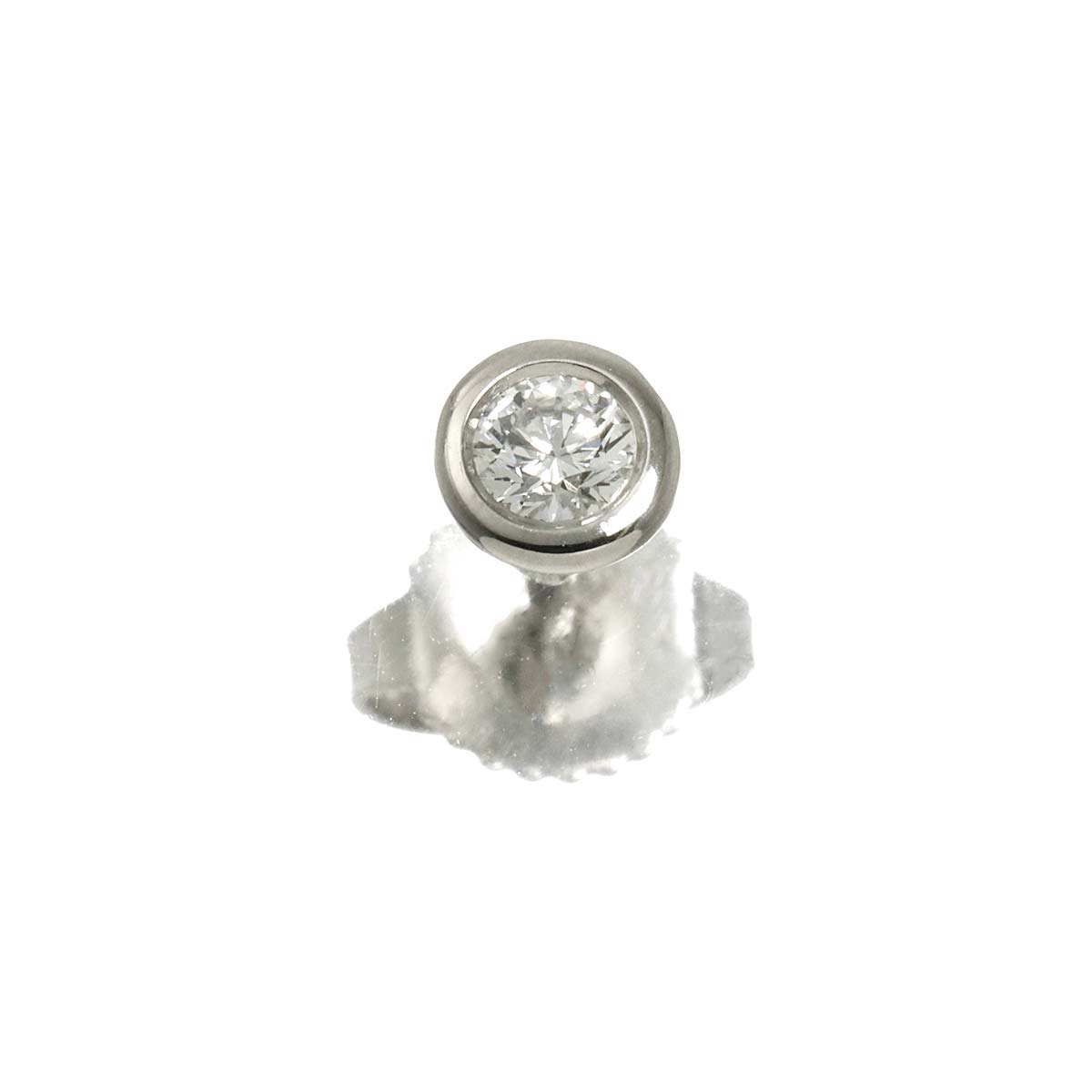 By The Yard Diamond Earring Pierced Pt One Piece only