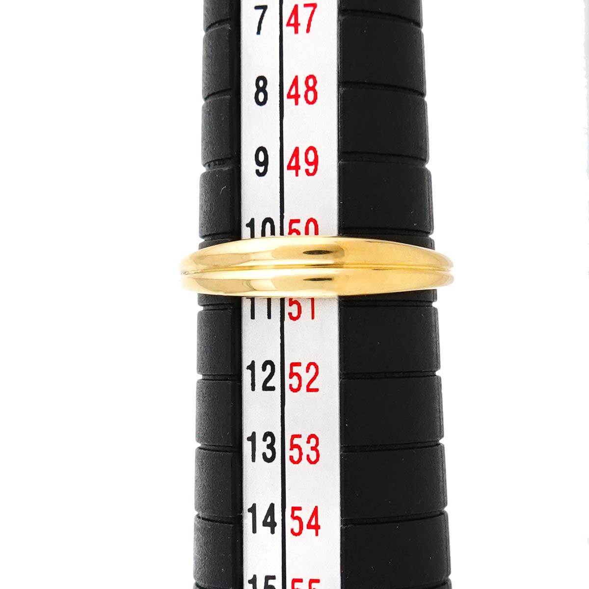 Double wave Band Ring 18K YG 750 Size5.25(US)