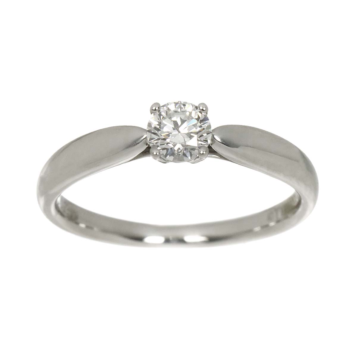 Diamond 0.23ct G/IF1/3EX Ring Platinum Size3.75-4(US)