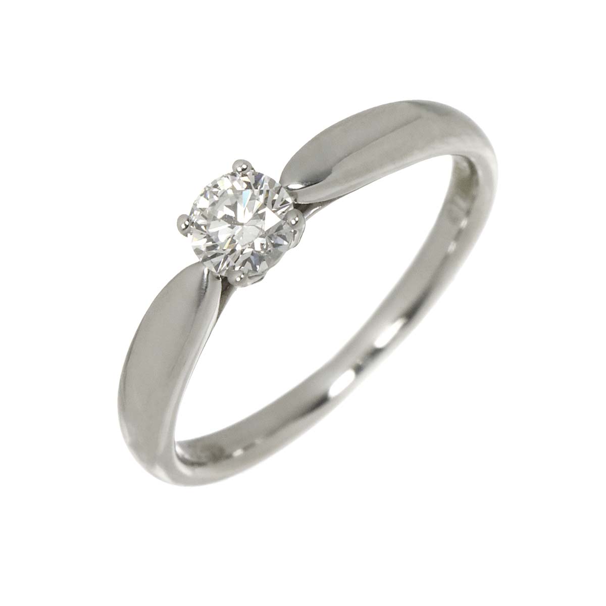 Diamond 0.23ct G/IF1/3EX Ring Platinum Size3.75-4(US)