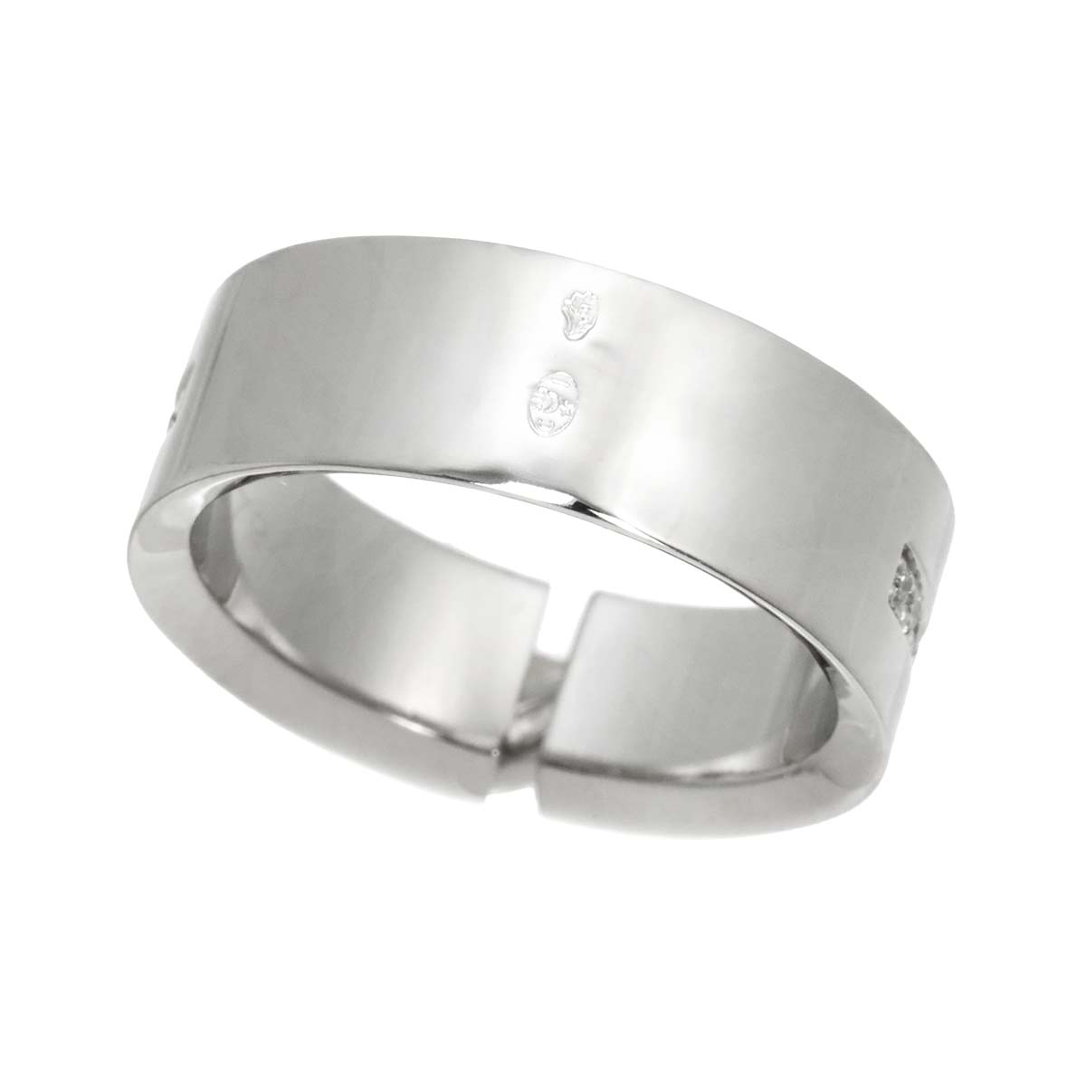Liens Diamond Ring 18K White Gold 750 size52 5.5-5.75(US)