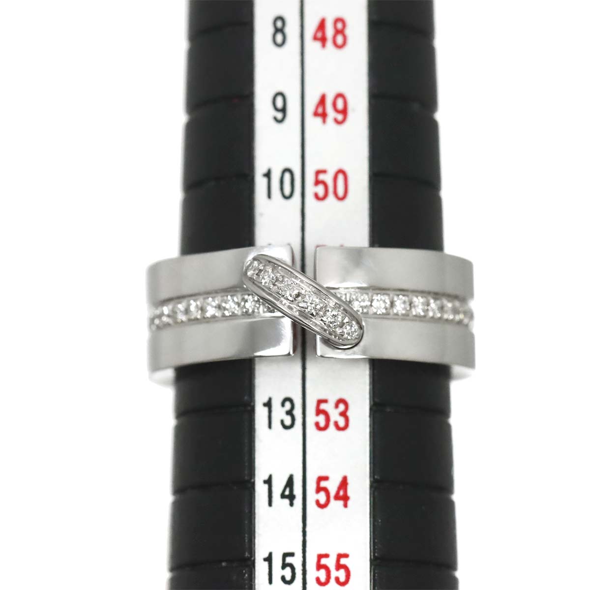 Liens Diamond Ring 18K White Gold 750 size52 5.5-5.75(US)