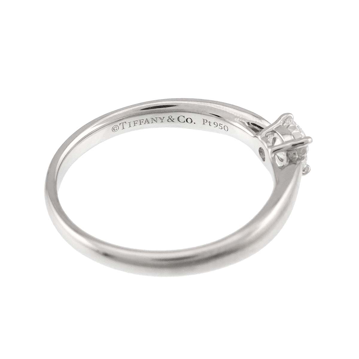 Harmony Diamond 0.28ct E/VS1/3EX Ring Pt Size4.75-5(US)