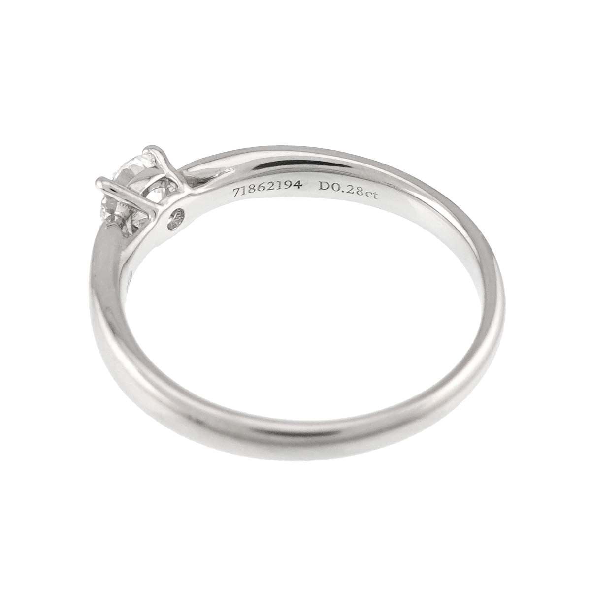 Harmony Diamond 0.28ct E/VS1/3EX Ring Pt Size4.75-5(US)
