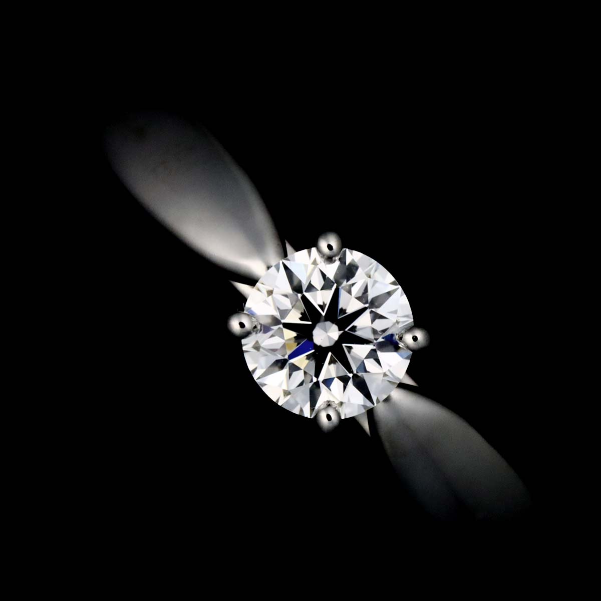Harmony Diamond 0.28ct E/VS1/3EX Ring Pt Size4.75-5(US)