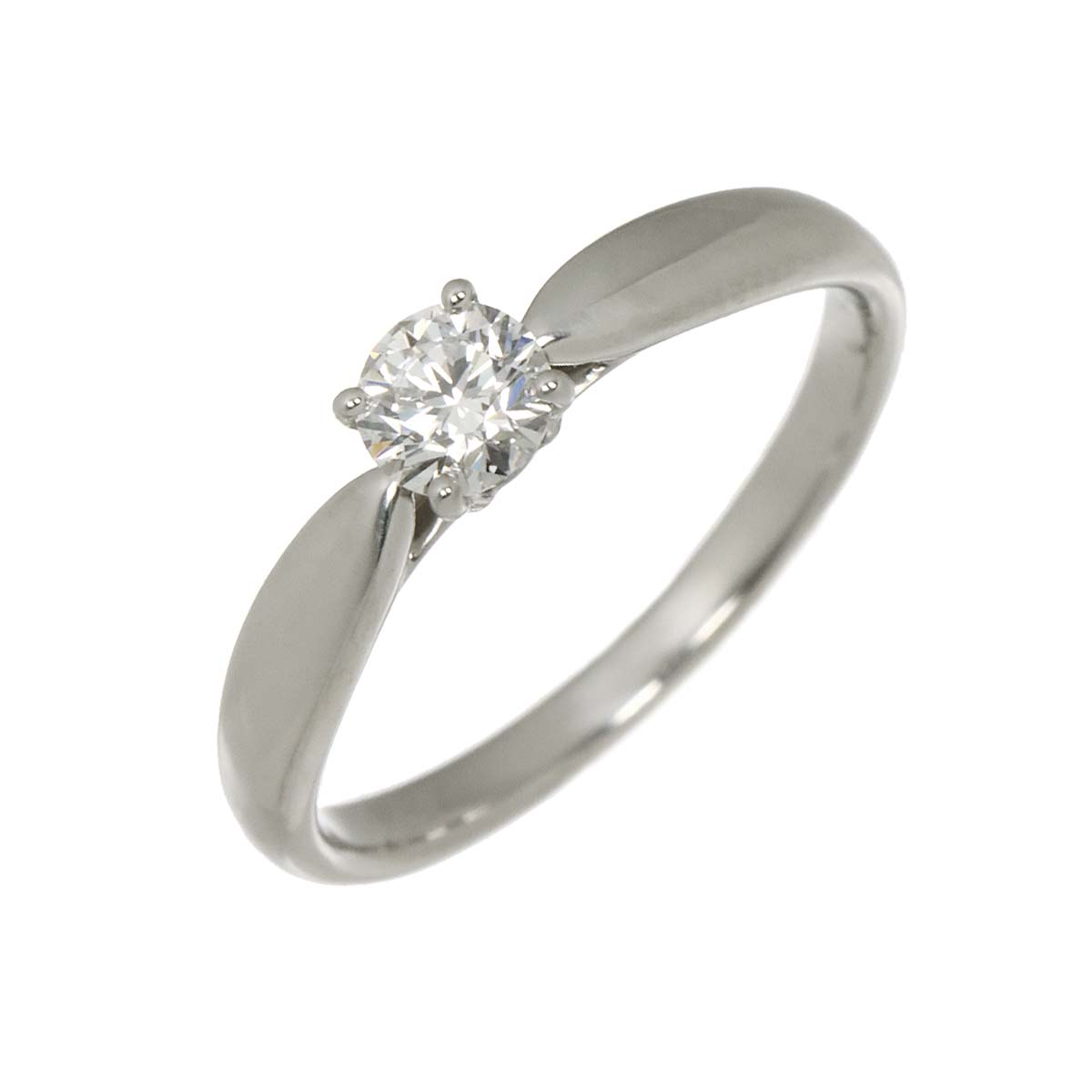 Harmony Diamond 0.28ct E/VS1/3EX Ring Pt Size4.75-5(US)