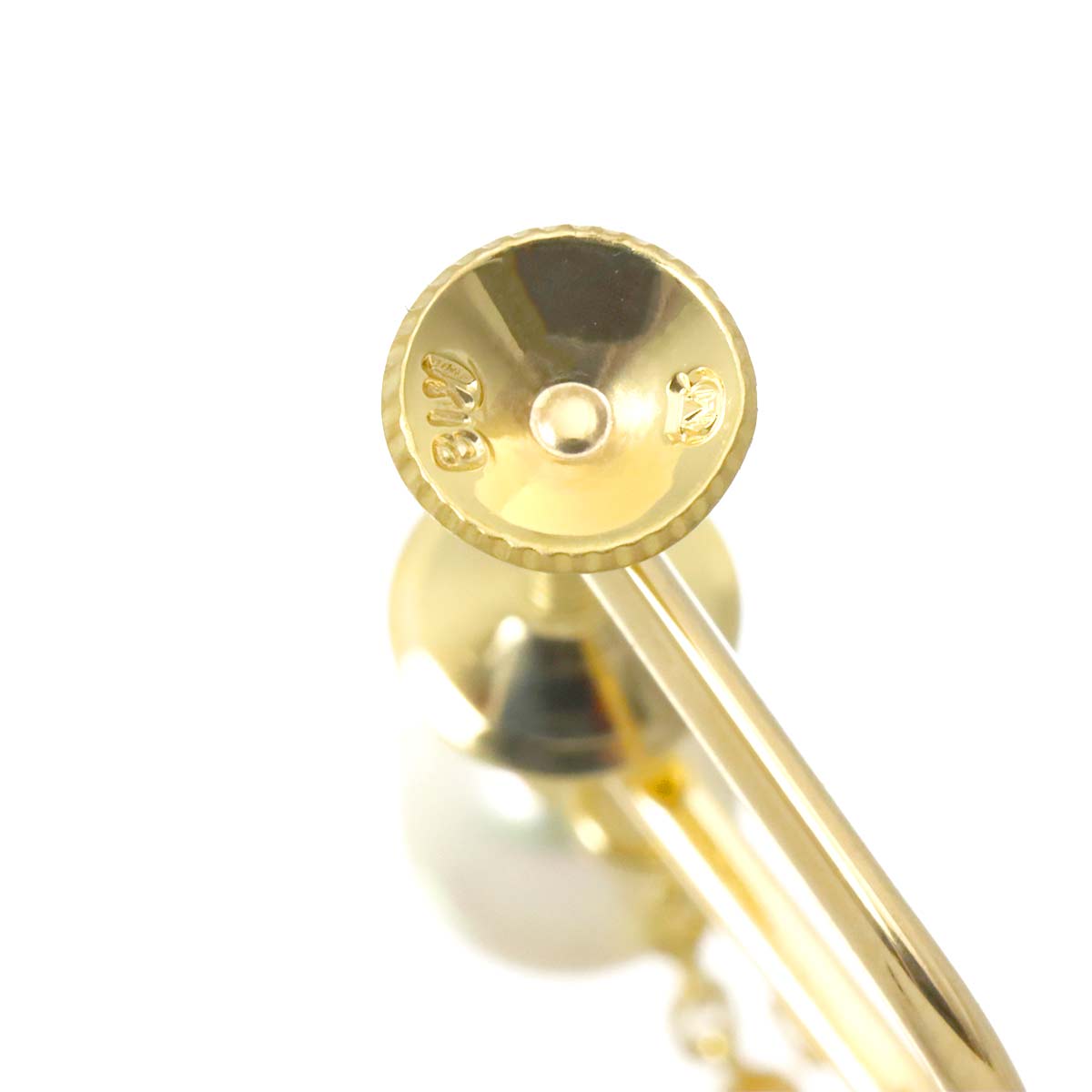 Baby Pearl 4.9-3.8mm Earrings 18K Yellow Gold 750
