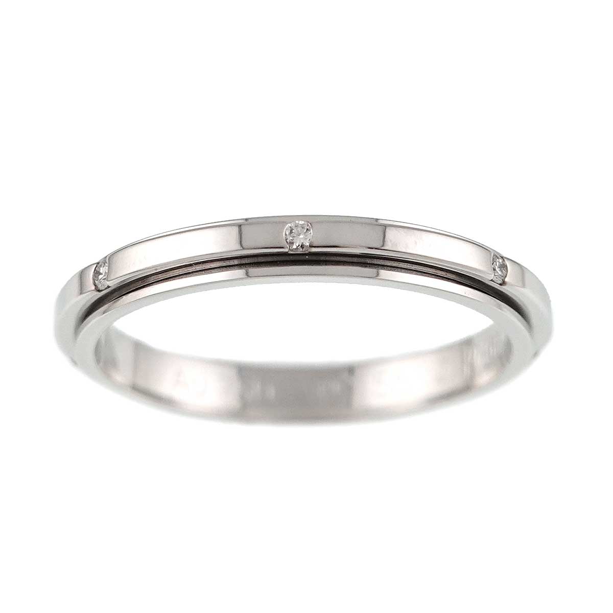 Possession Diamond Ring 18K White Gold 750 size55 7.25(US)