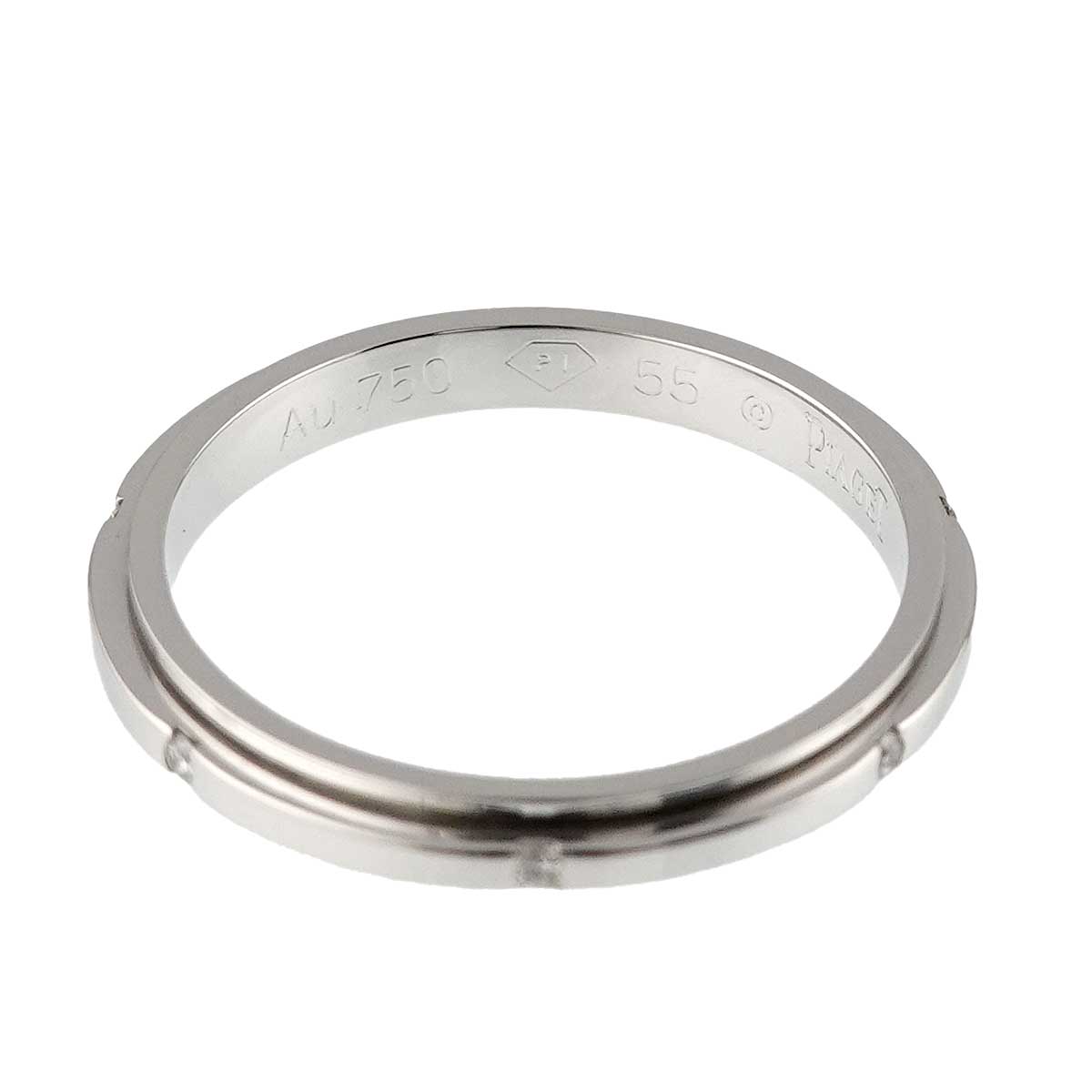 Possession Diamond Ring 18K White Gold 750 size55 7.25(US)