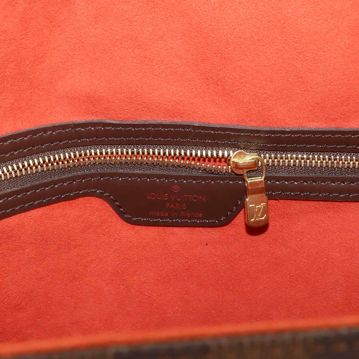 Damier Uzes Tote Bag Ebene Brown N51128 Purse