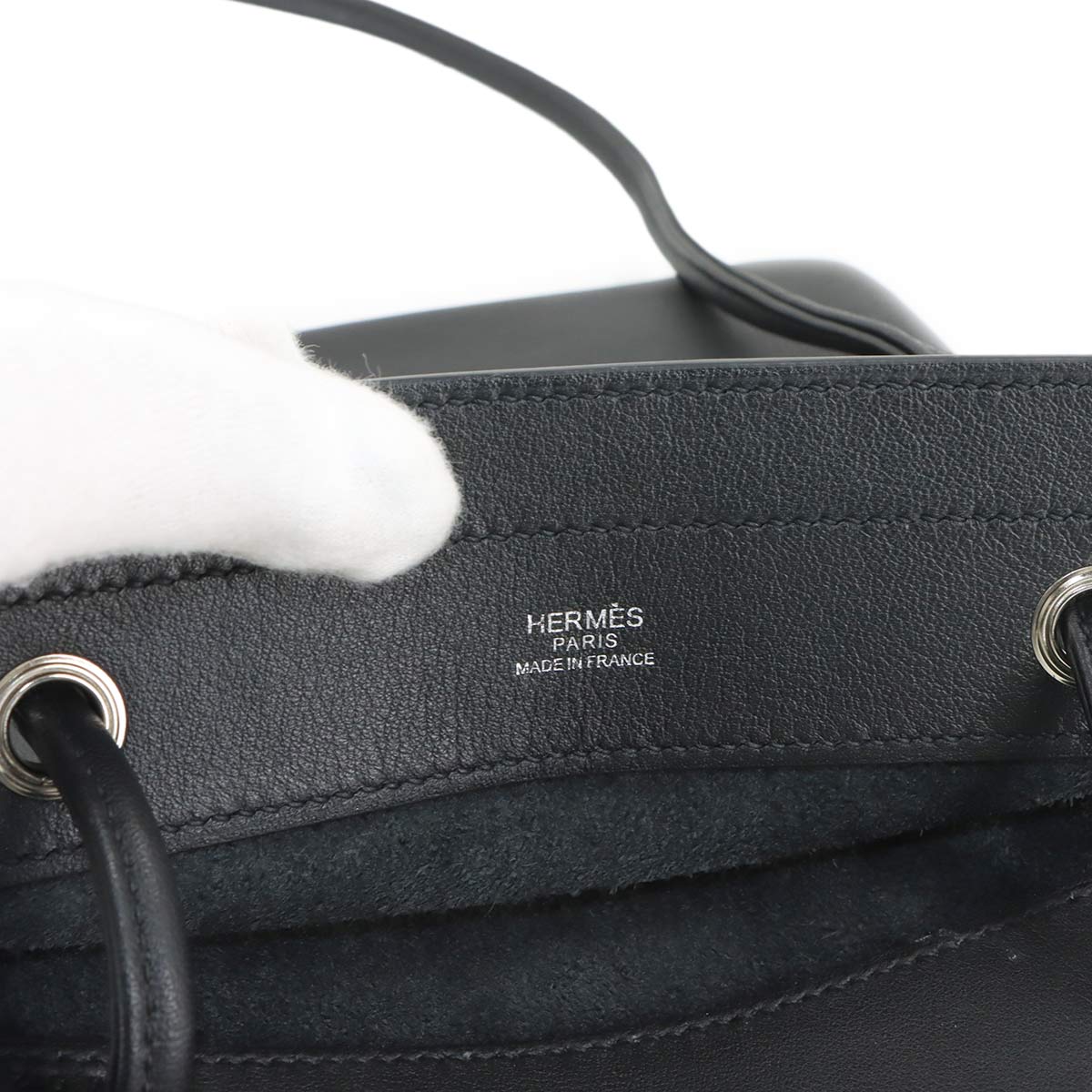 Aline Mini Shoulder Bag Veau Swift Black Purse