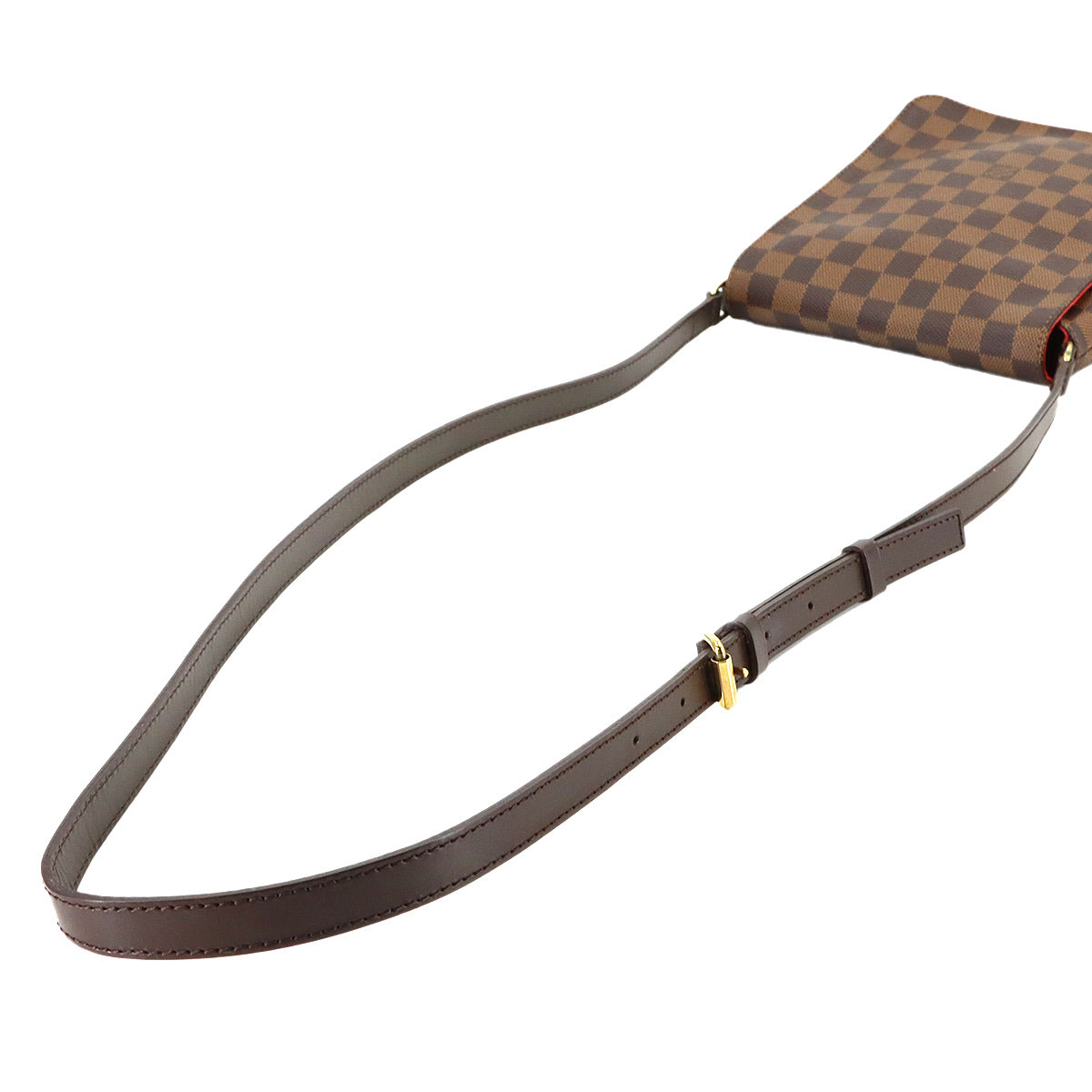 Damier Musette Salsa Long Shoulder Bag Ebene N51300
