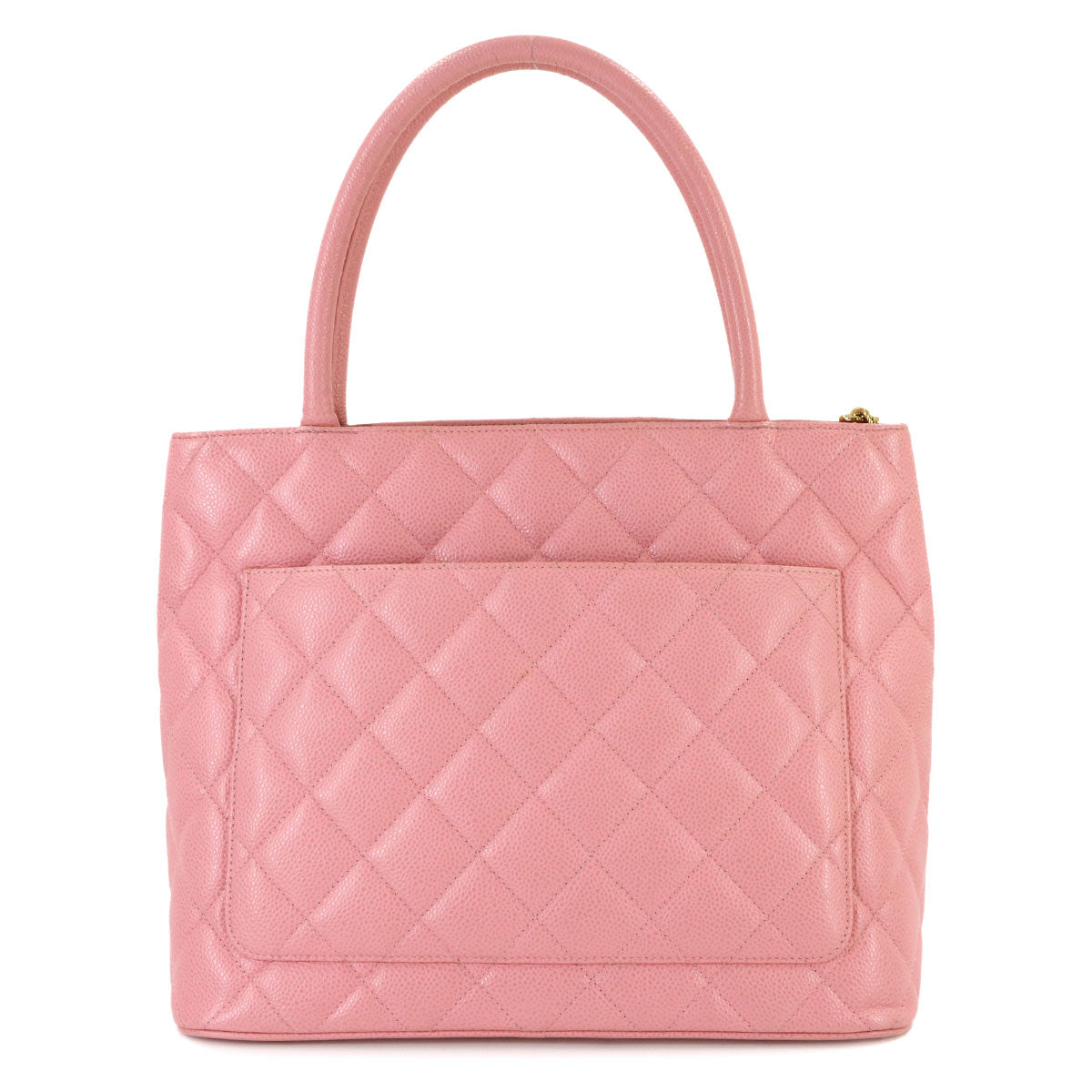 Medallion Tote Bag Leather Pink A01804 Coco Logos