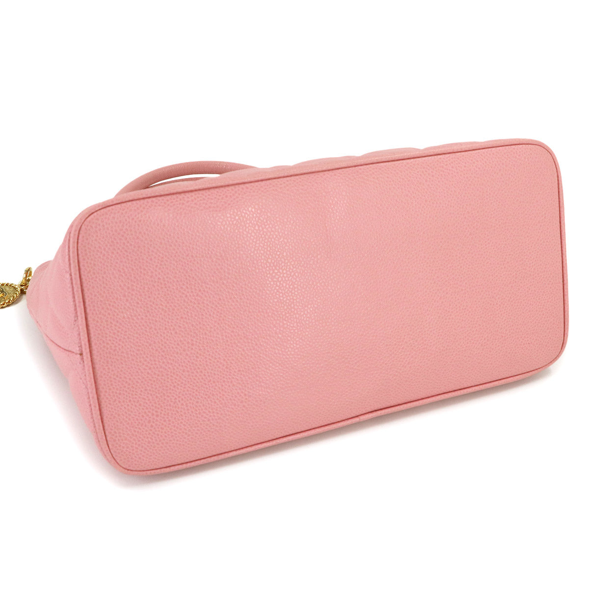 Medallion Tote Bag Leather Pink A01804 Coco Logos