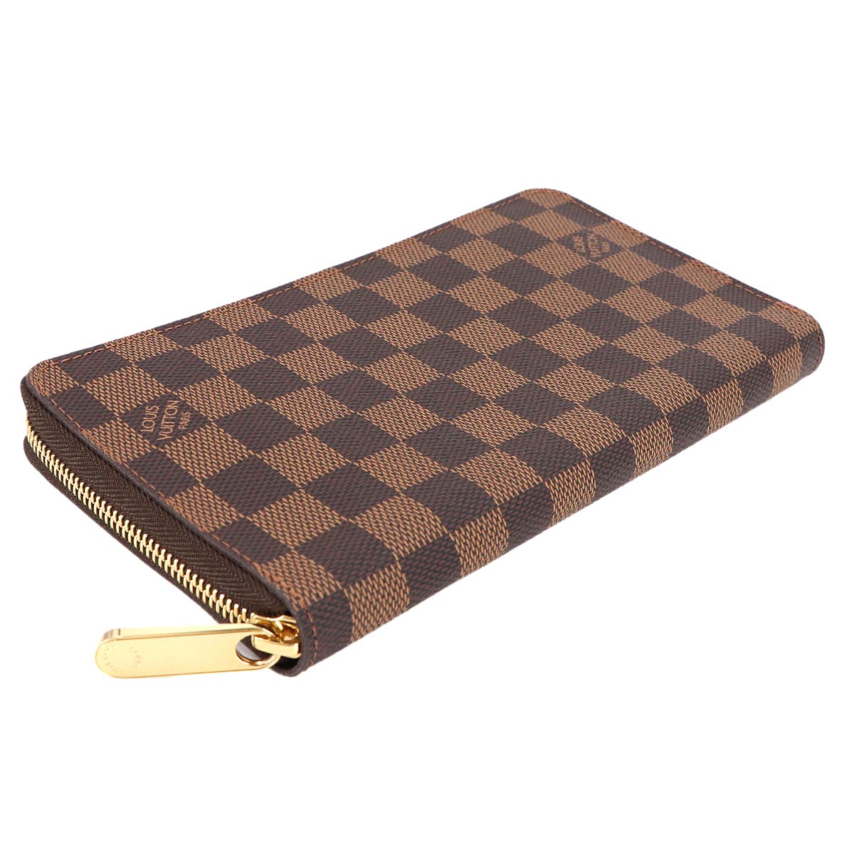 Damier Zippy Organizer Long Wallet Ebene N60003