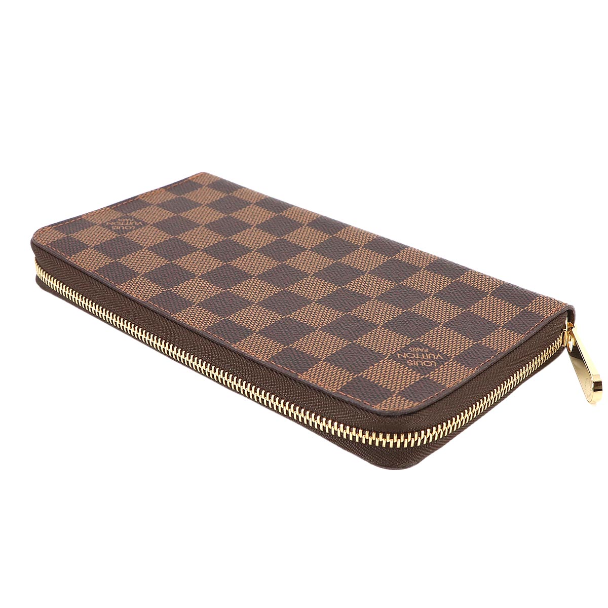 Damier Zippy Organizer Long Wallet Ebene N60003