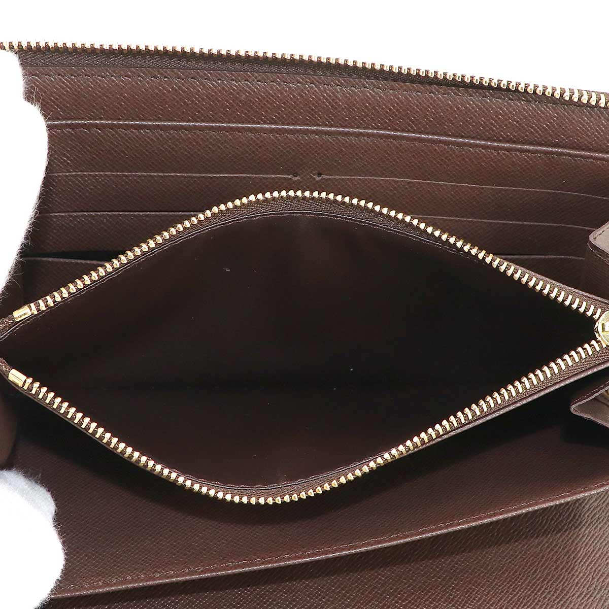 Damier Zippy Organizer Long Wallet Ebene N60003