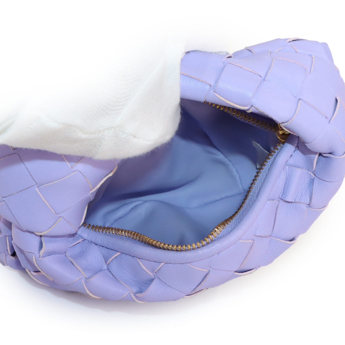 ntrecciato Candy Jodie Hand Bag Lether Amethyst