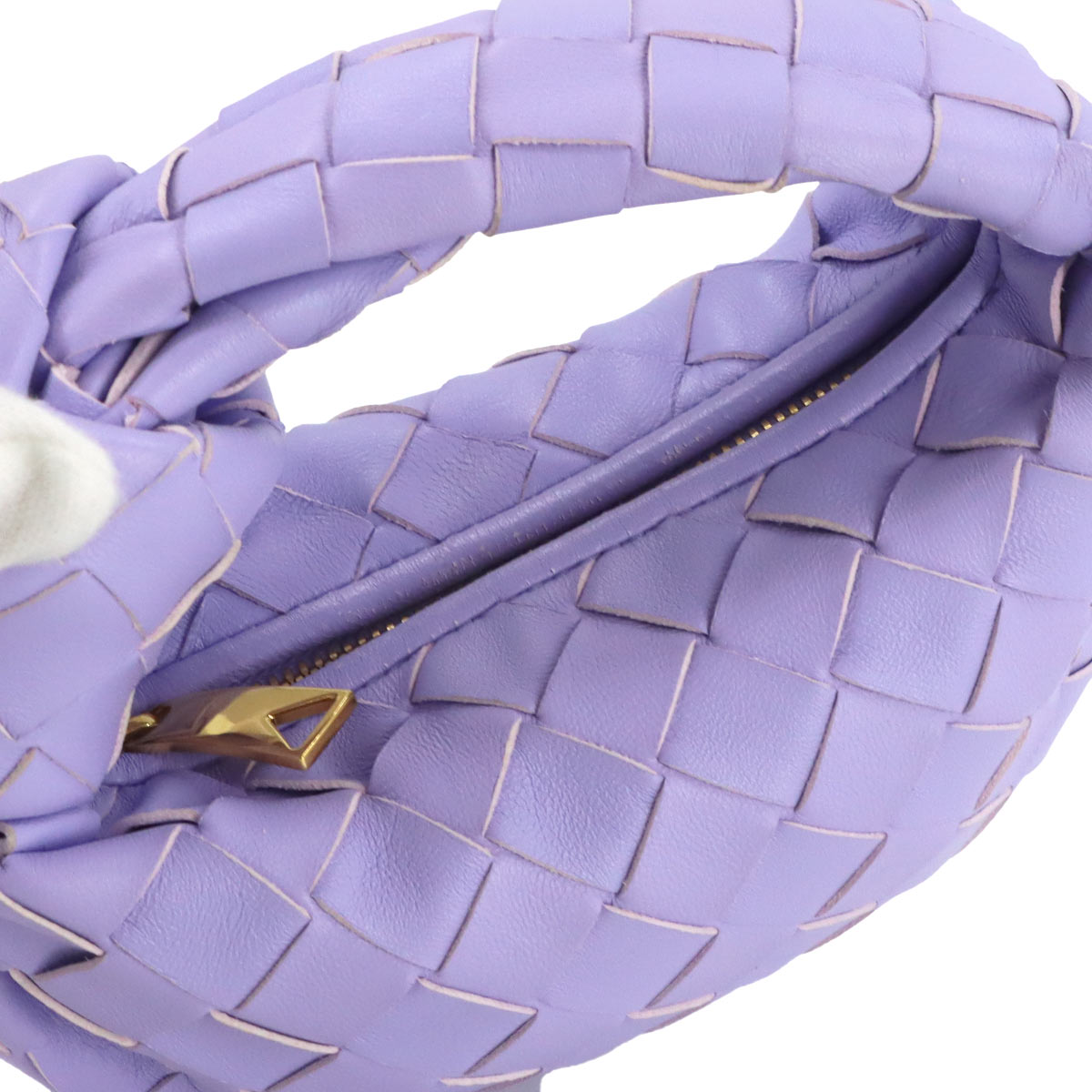 ntrecciato Candy Jodie Hand Bag Lether Amethyst