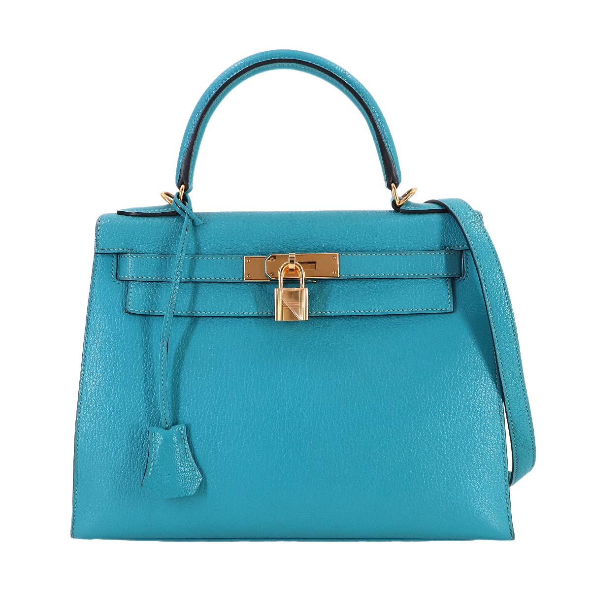 Kelly 28 Personal SPO Chevre Bleu Azteque Gris Mouette