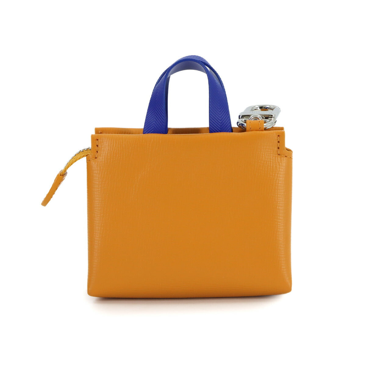 LV Mini Shopper Bag Charm Key Holder Orange M02699