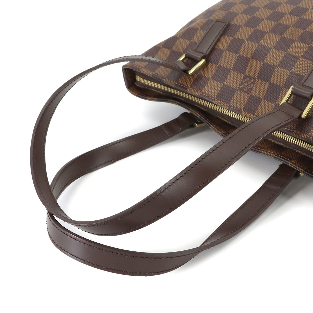 Damier Cabas Piano SPO Tote Bag Ebene N51187 Purse