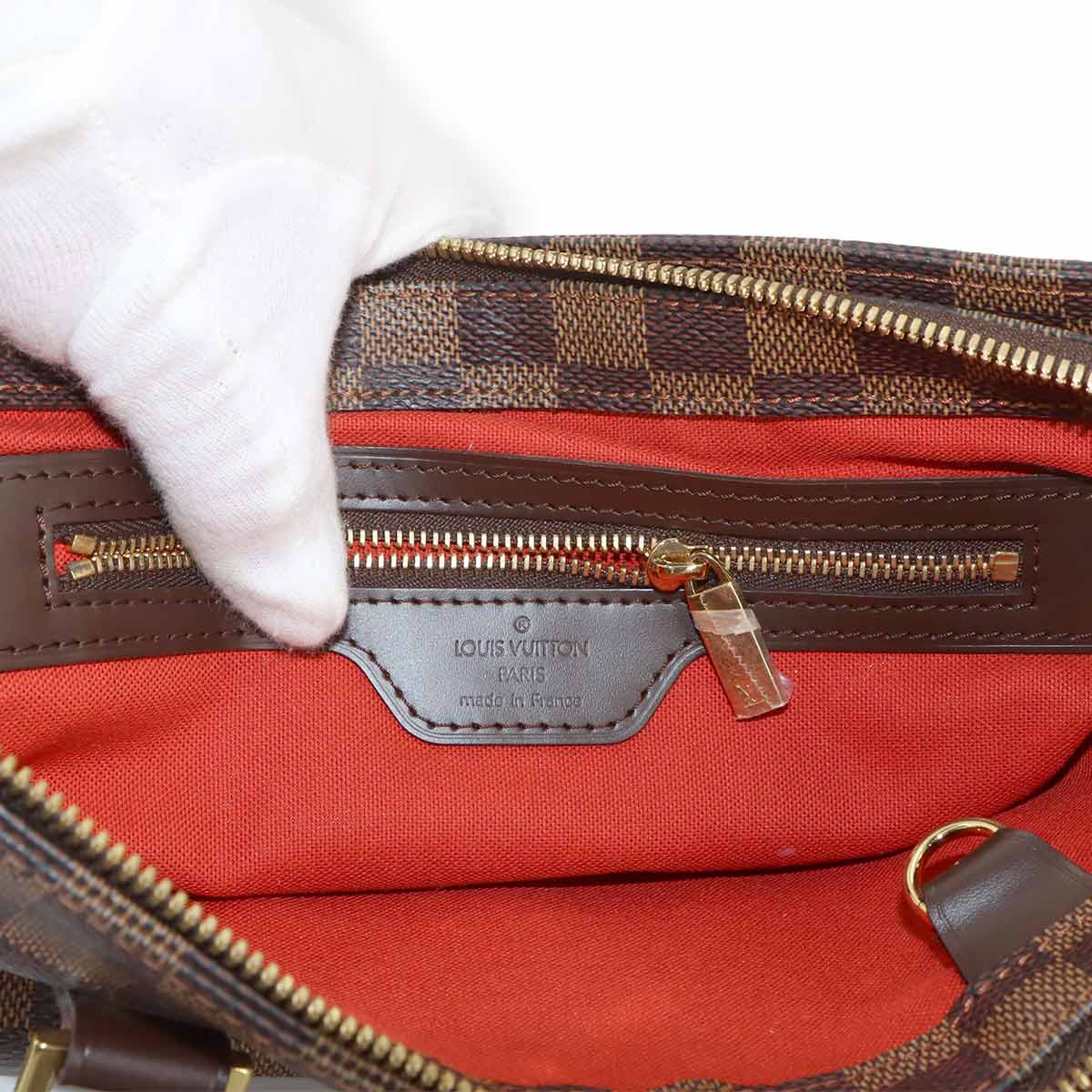 Damier Cabas Piano SPO Tote Bag Ebene N51187 Purse