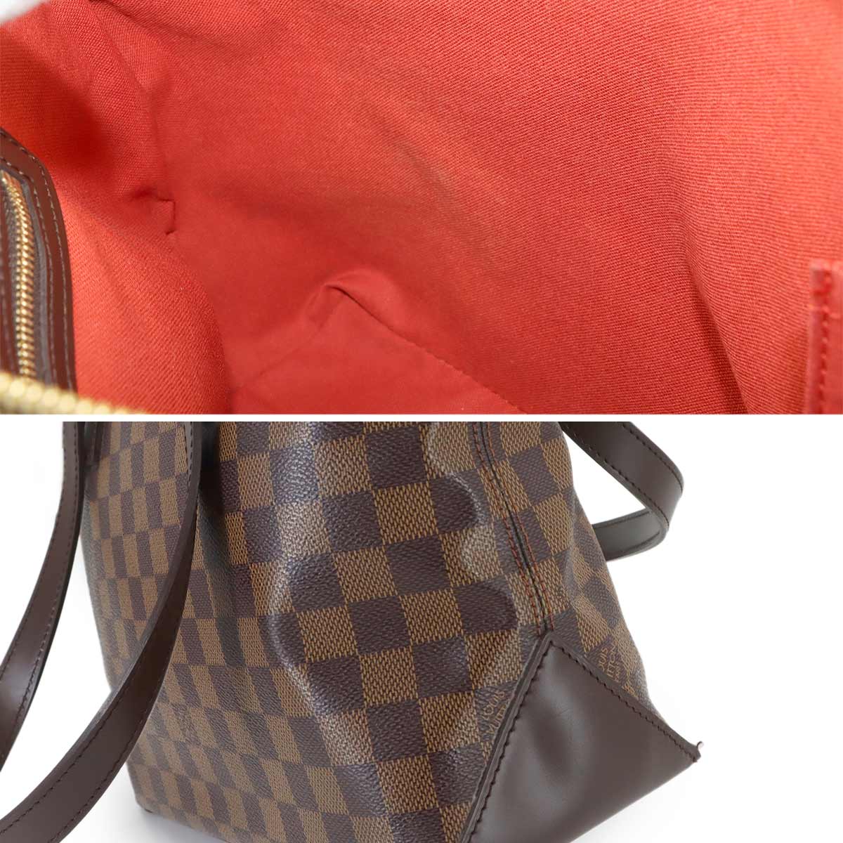Damier Cabas Piano SPO Tote Bag Ebene N51187 Purse