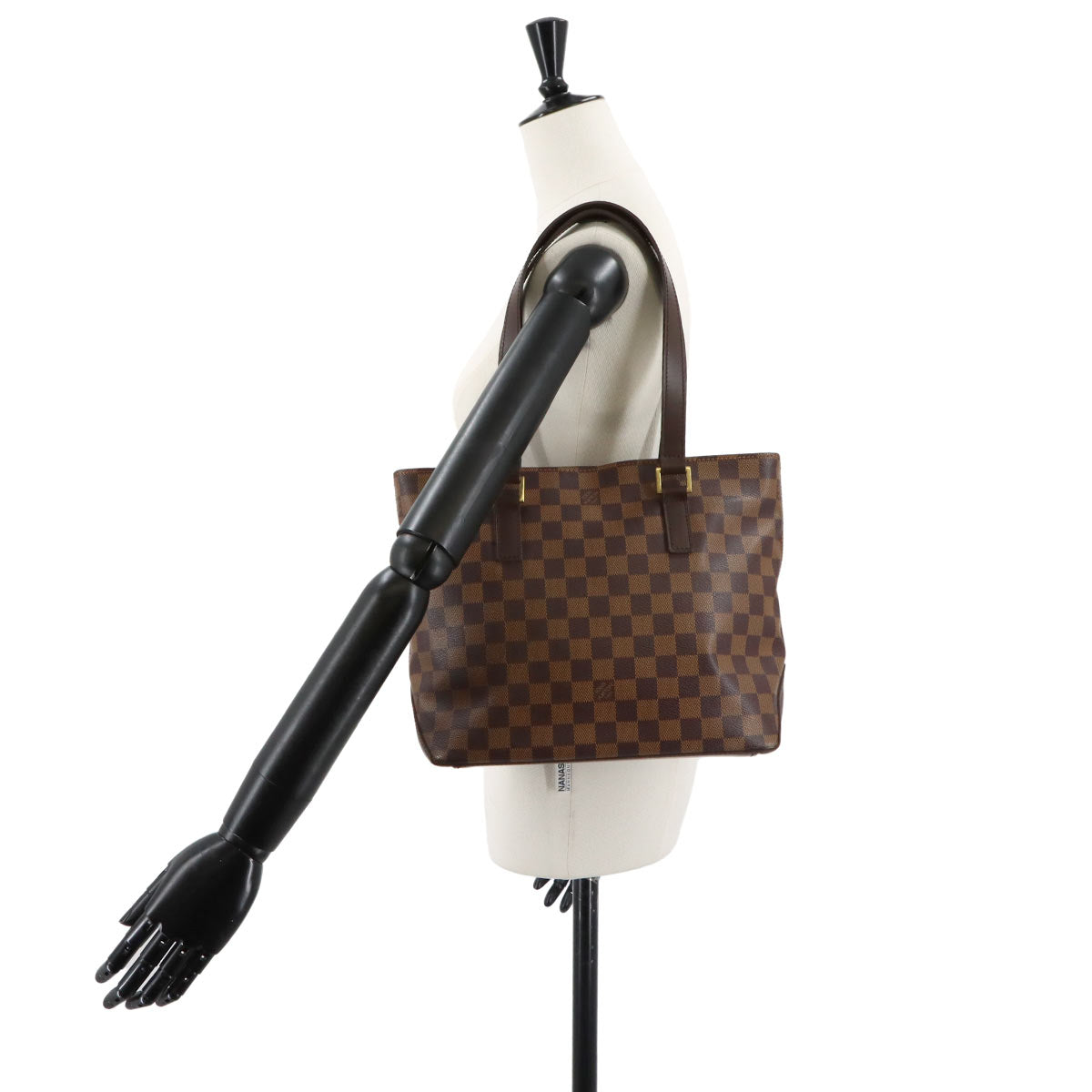 Damier Cabas Piano SPO Tote Bag Ebene N51187 Purse