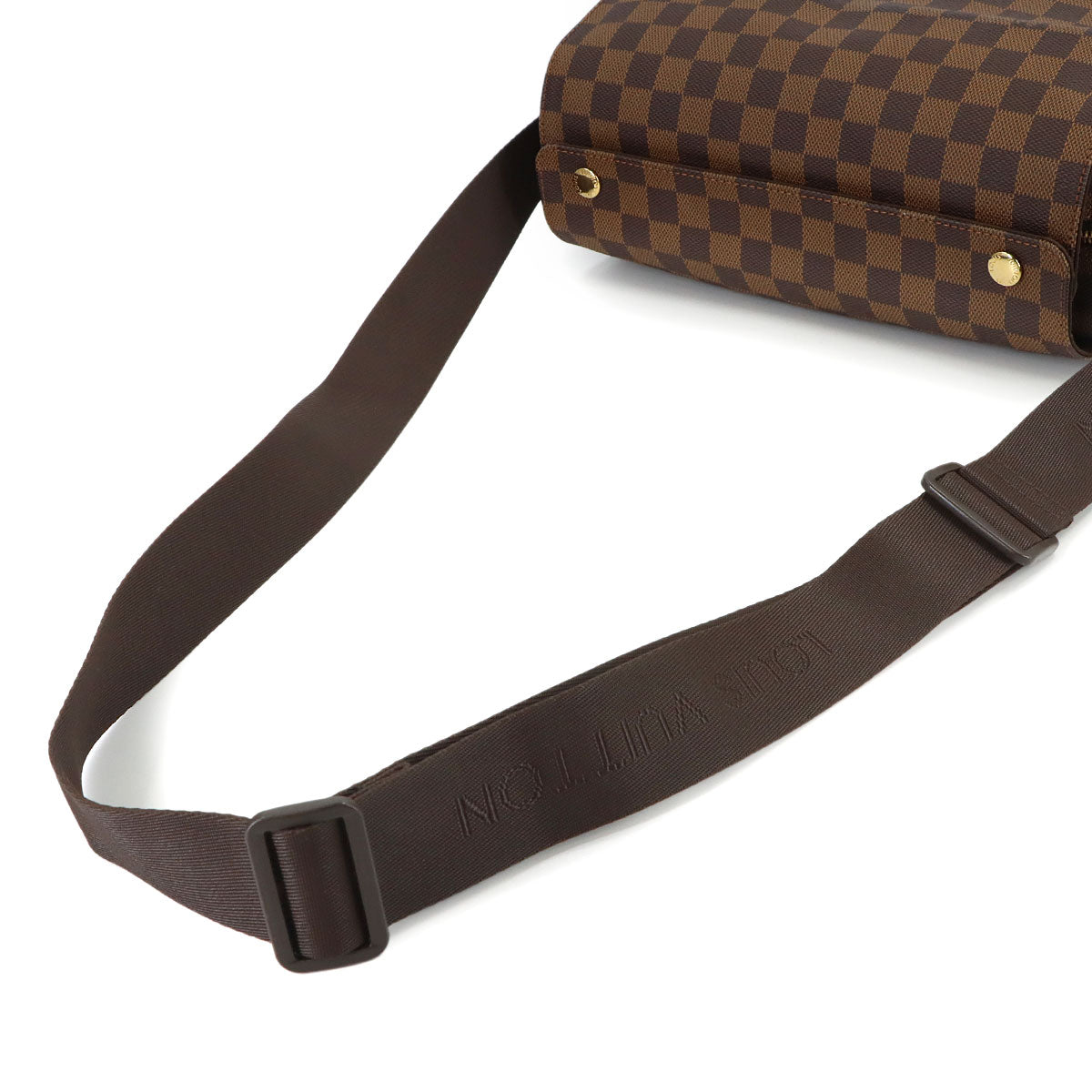 Damier Naviglio Shoulder Bag Ebene N45255 Unisex Purse