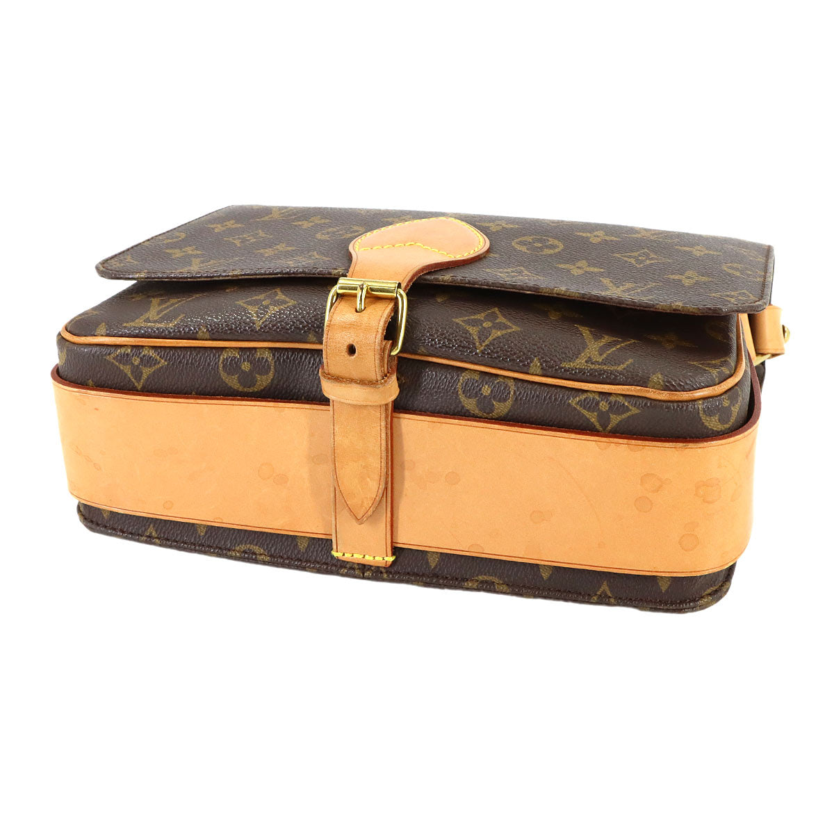 Monogram Cartouchiere GM Shoulder Bag Brown M51252 Purse