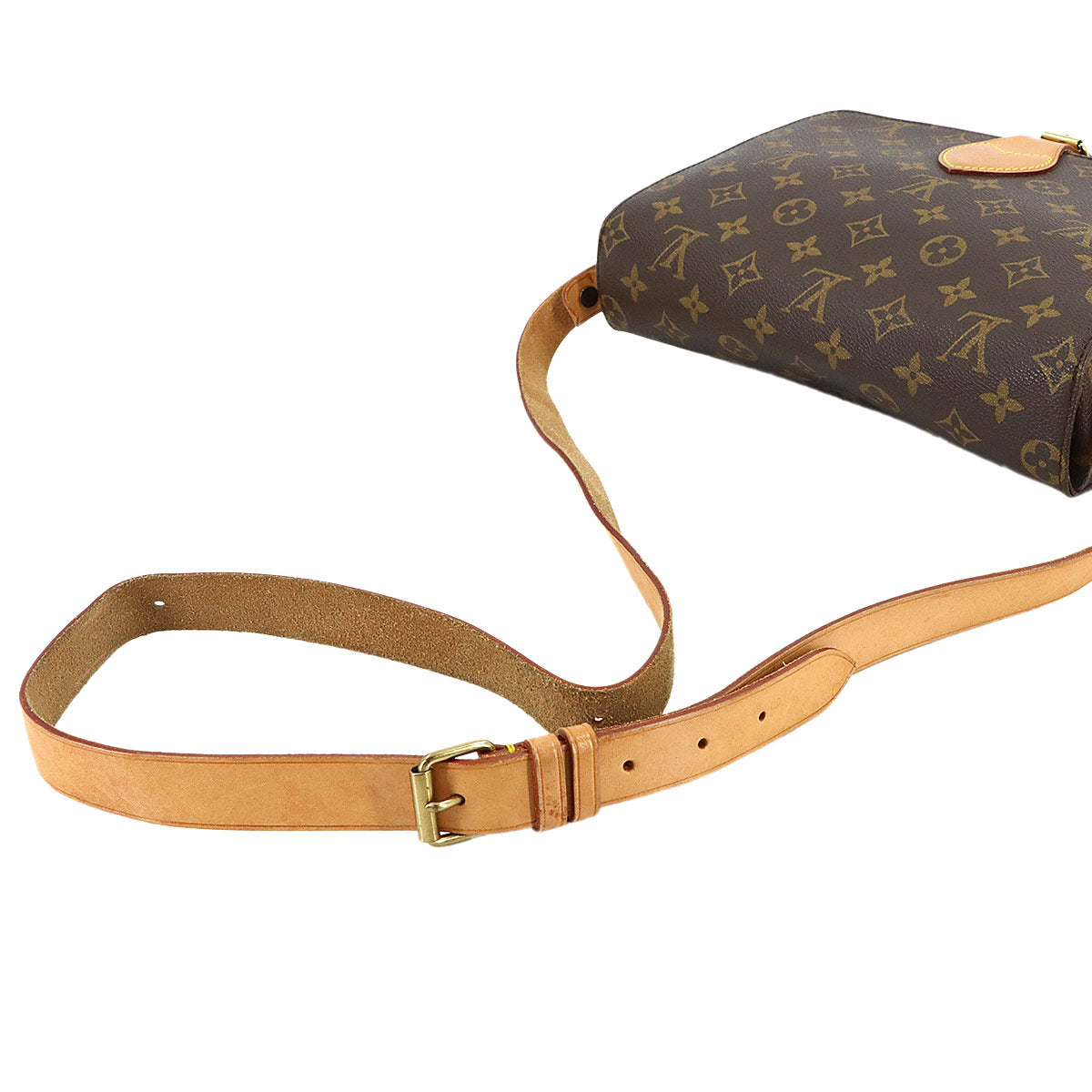 Monogram Cartouchiere GM Shoulder Bag Brown M51252 Purse