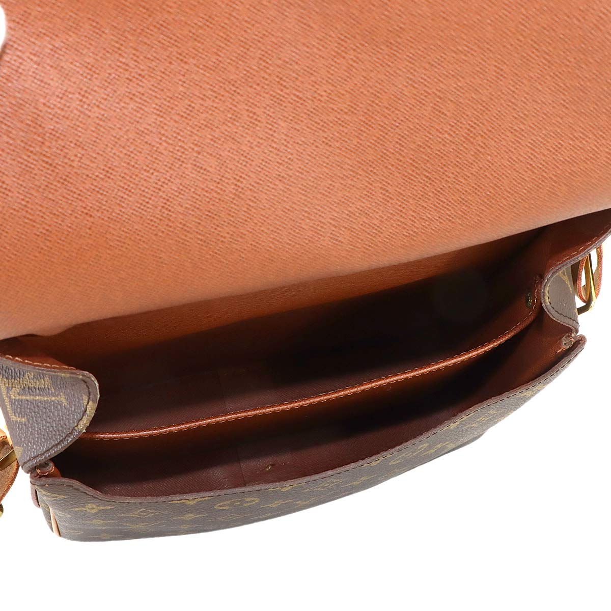 Monogram Cartouchiere GM Shoulder Bag Brown M51252 Purse