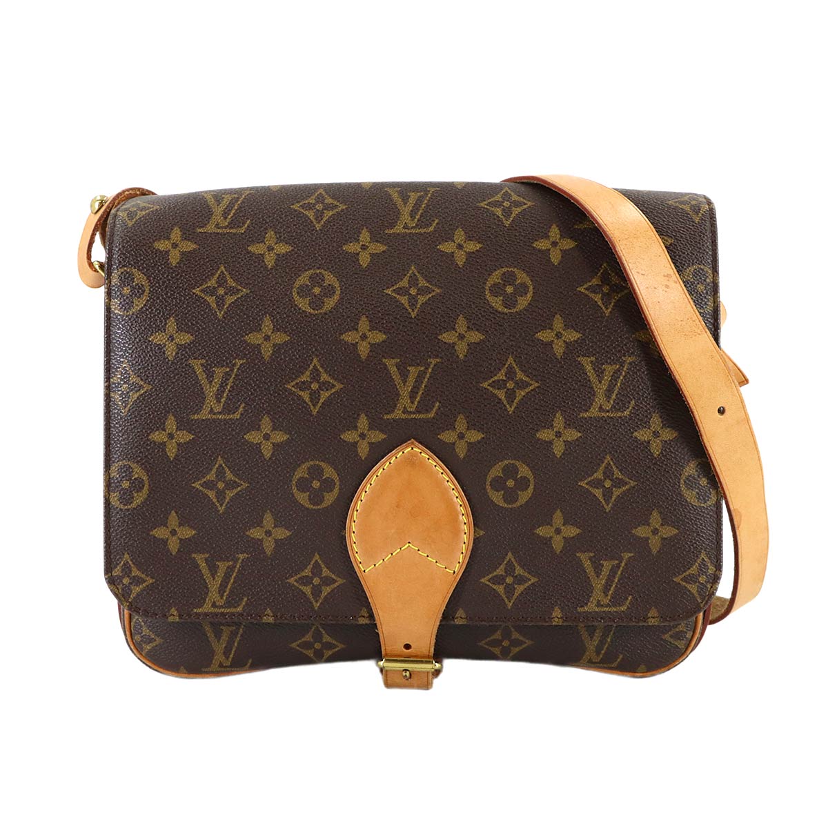 Monogram Cartouchiere GM Shoulder Bag Brown M51252 Purse
