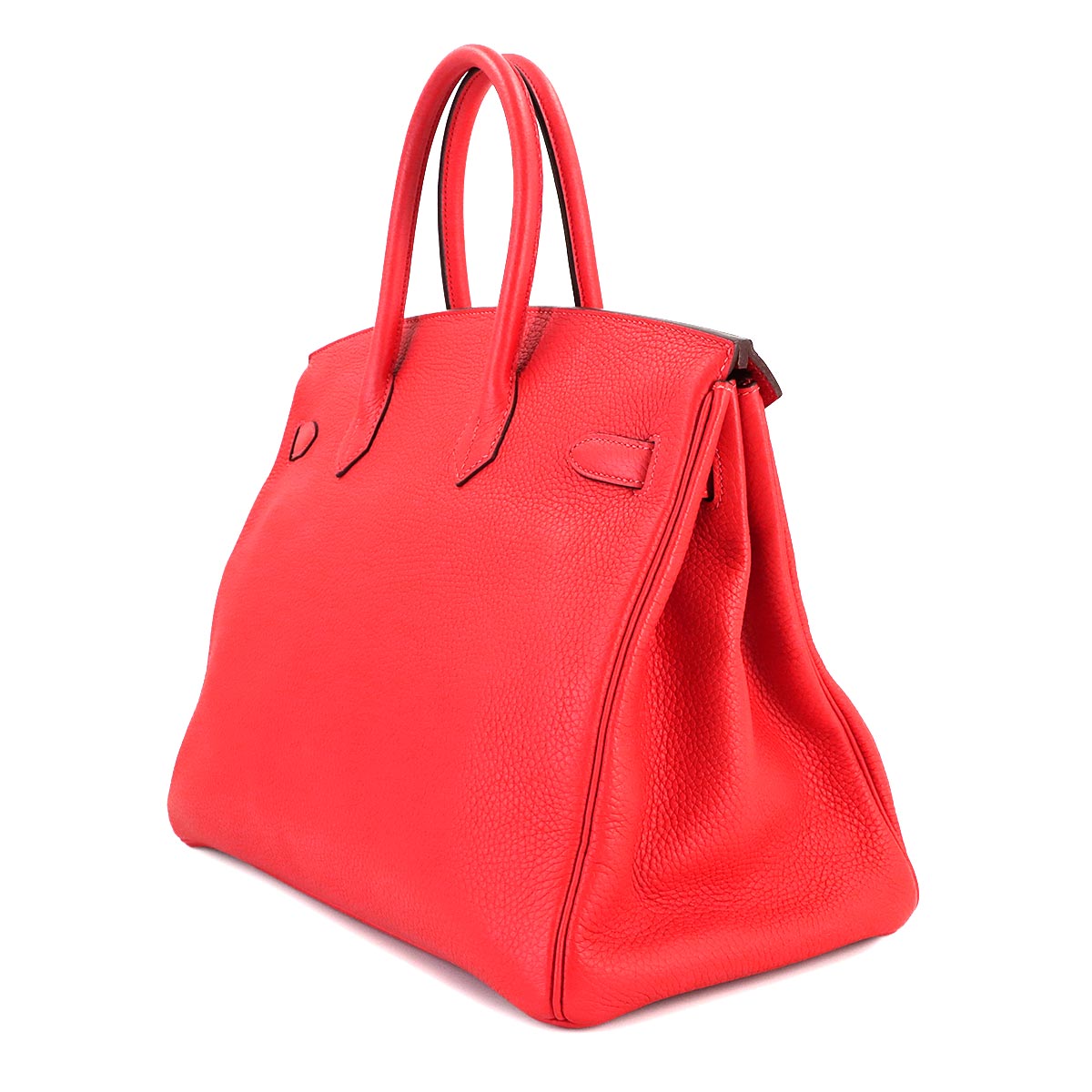 Birkin 35 Togo Rouge Pivoine Hand Bag Red Purse