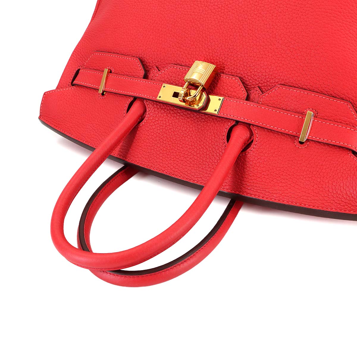 Birkin 35 Togo Rouge Pivoine Hand Bag Red Purse