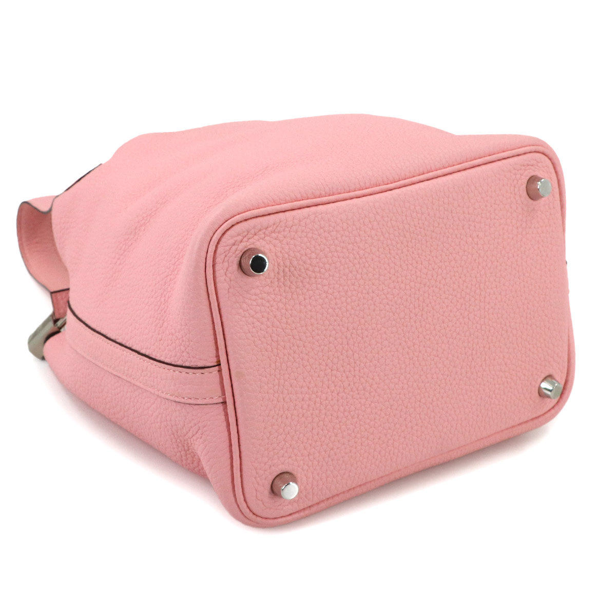 Picotin Lock PM Hand Bag Togo Leather Rose Sakura U