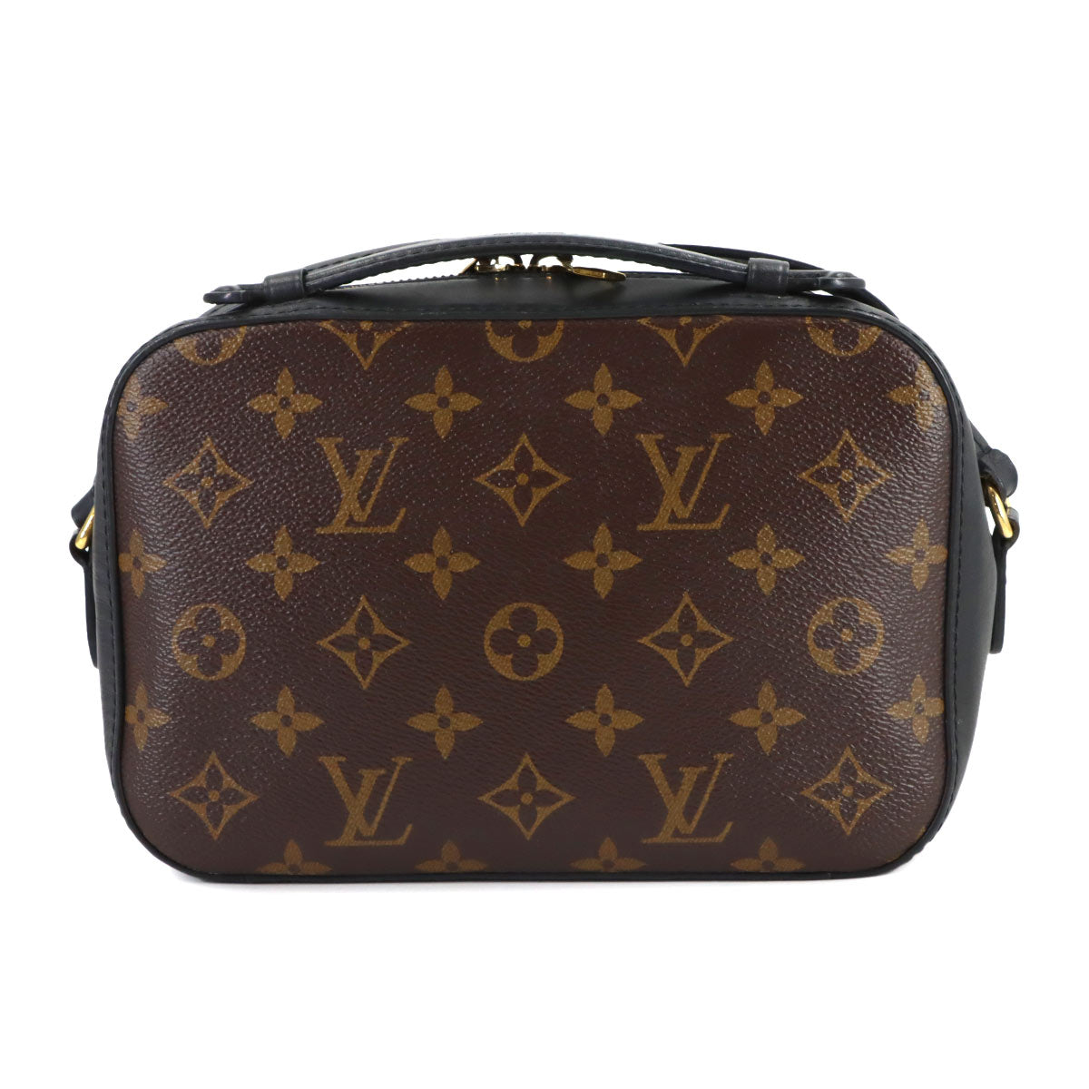Monogram Saintonge Shoulder Bag Brown Noir M43555 Purse