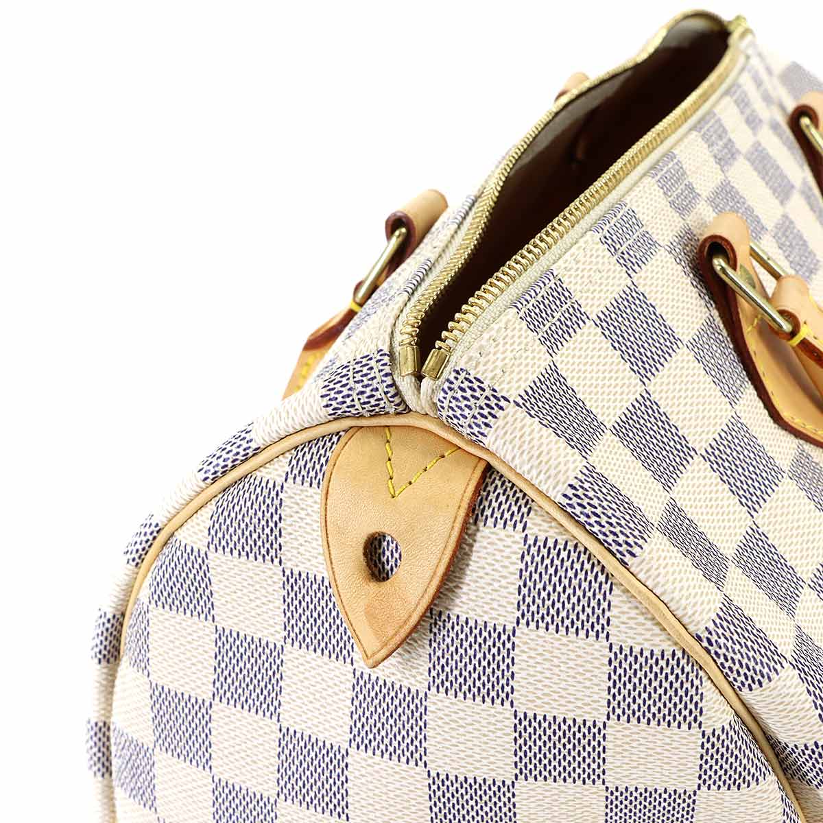 Damier Azur Speedy 30 Hand Bag white N41533 Purse