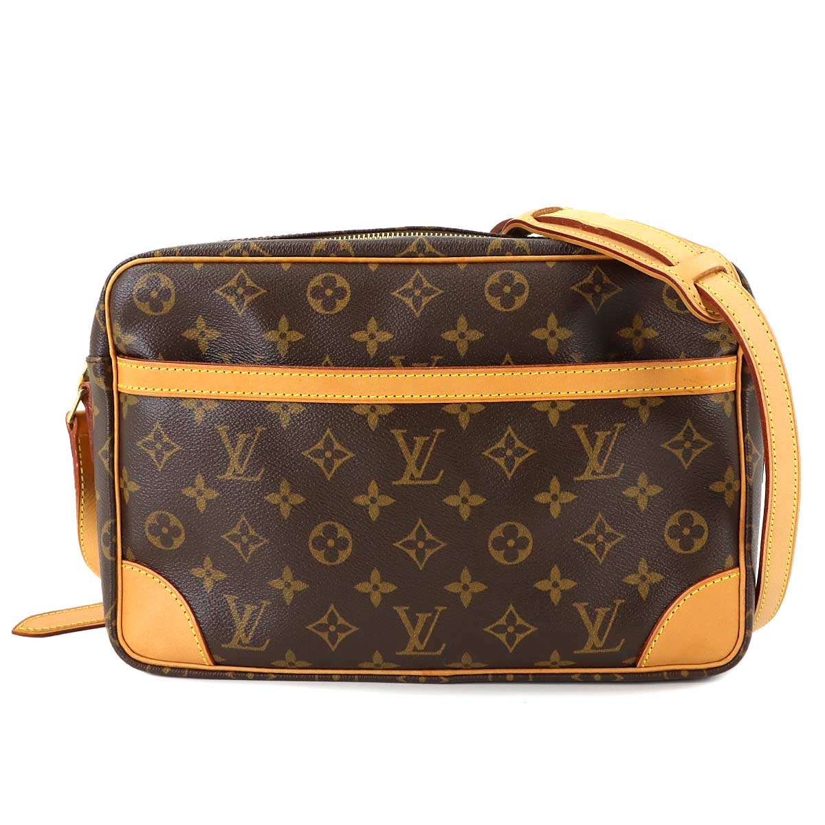 Monogram Trocadero 30 Shoulder Bag Brown M51272 Purse