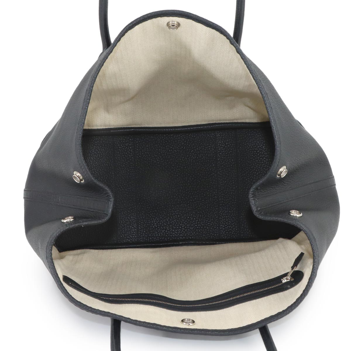 Garden Party 36 PM Tote Bag Negonda Leather Black Purse