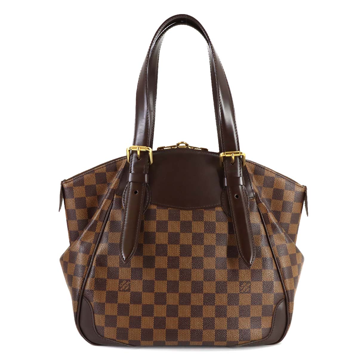 Damier Verona MM Tote Bag Ebene N41118 Purse
