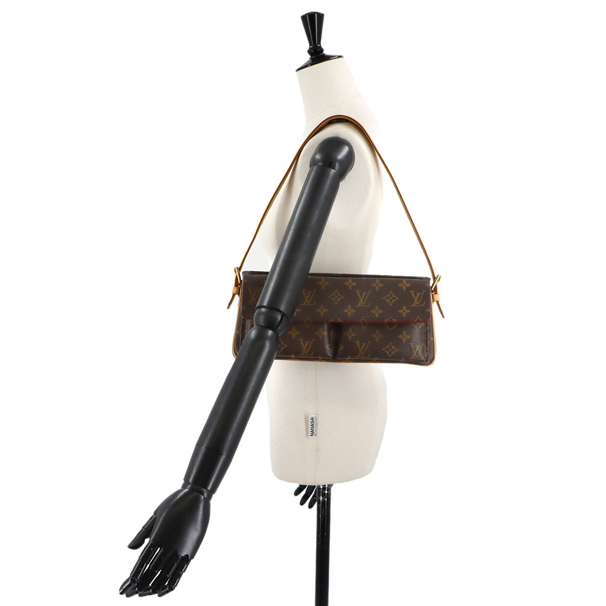 Monogram Viva Cite MM Shoulder Bag Brown M51164 Purse
