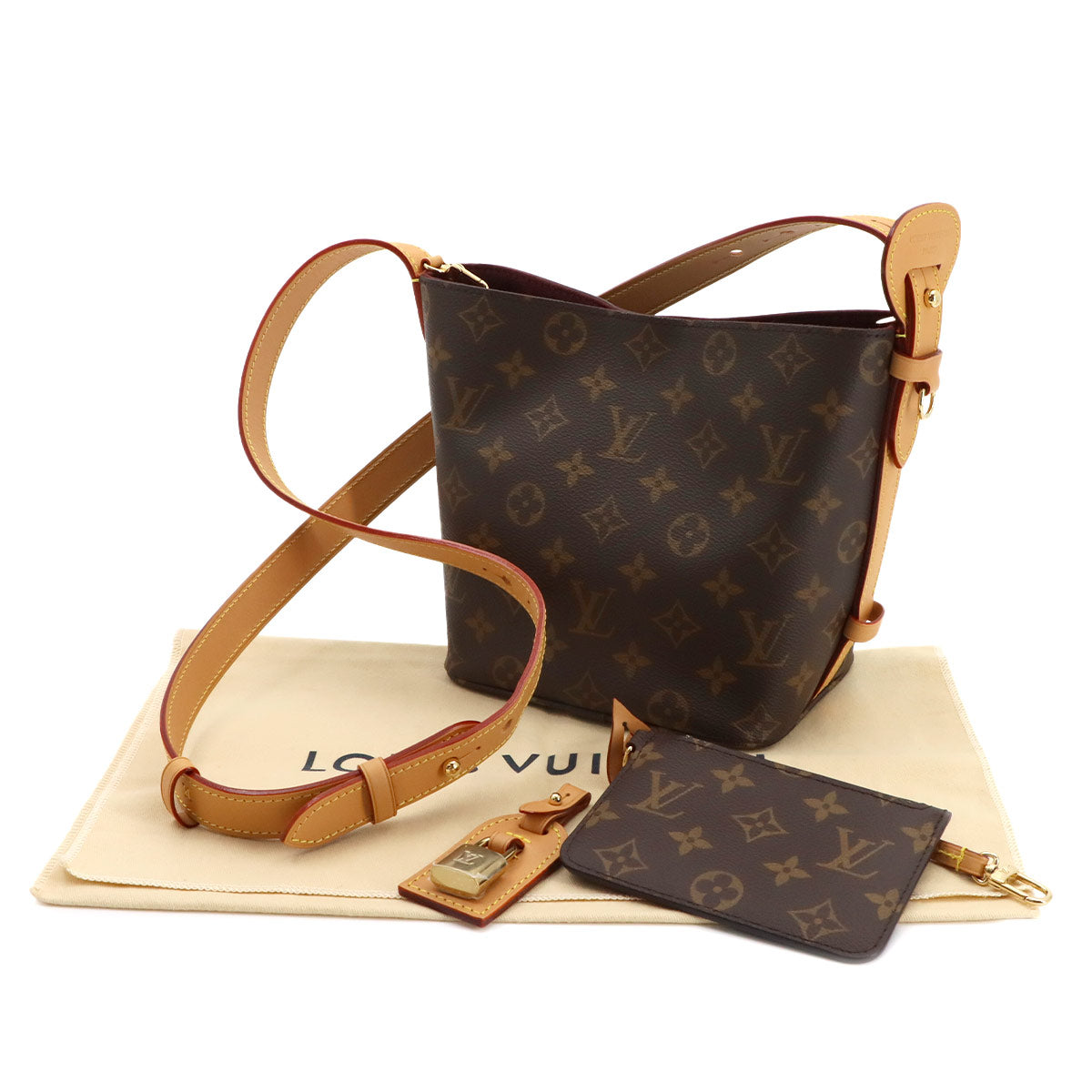 Monogram All In BB Hand Shoulder Bag Brown M12925 Purse