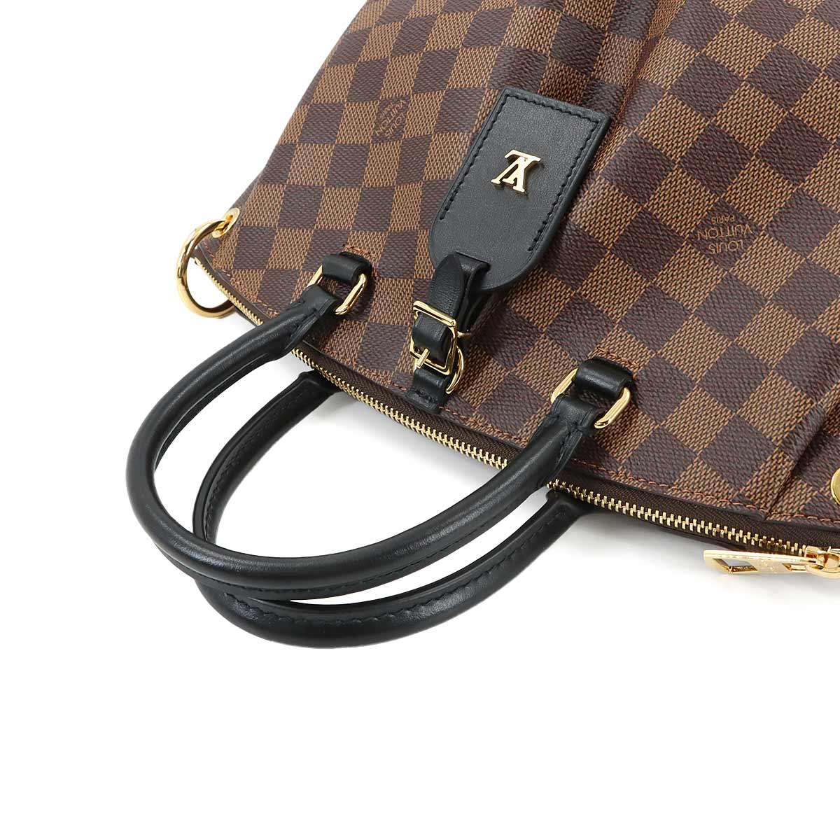 Damier Odeon Tote PM 2way Hand Shoulder Bag Ebene N45282