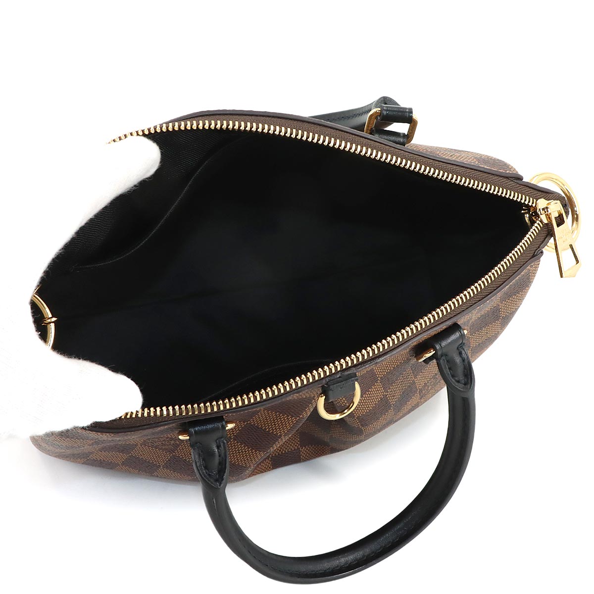 Damier Odeon Tote PM 2way Hand Shoulder Bag Ebene N45282