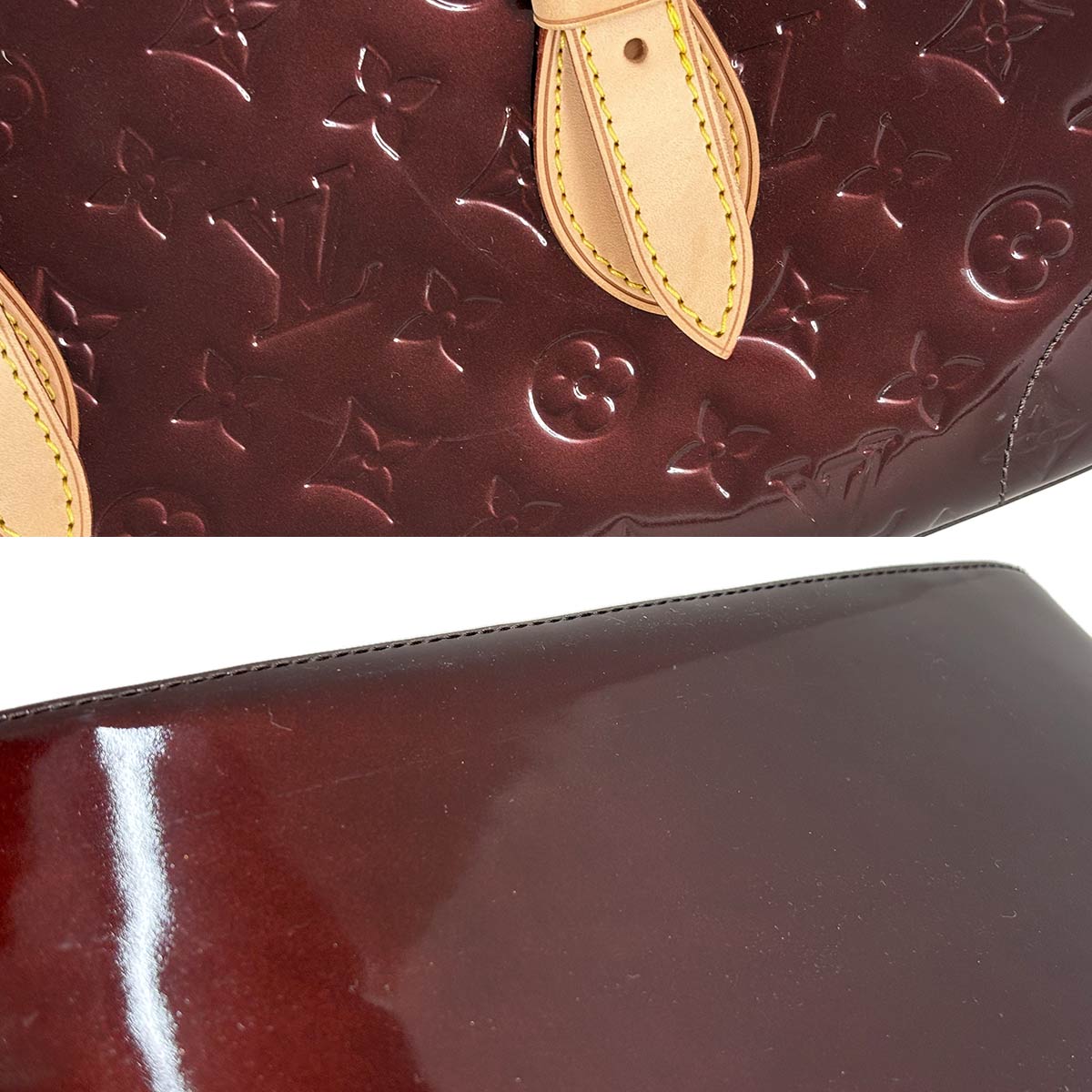 Vernis Rosewood Avenue Shoulder Bag Amarante M93510