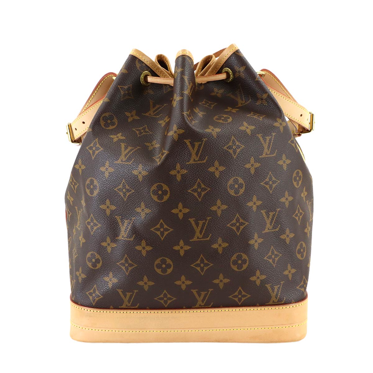 Monogram Noe Drawstring Shoulder Bag Brown M42224 Vintage